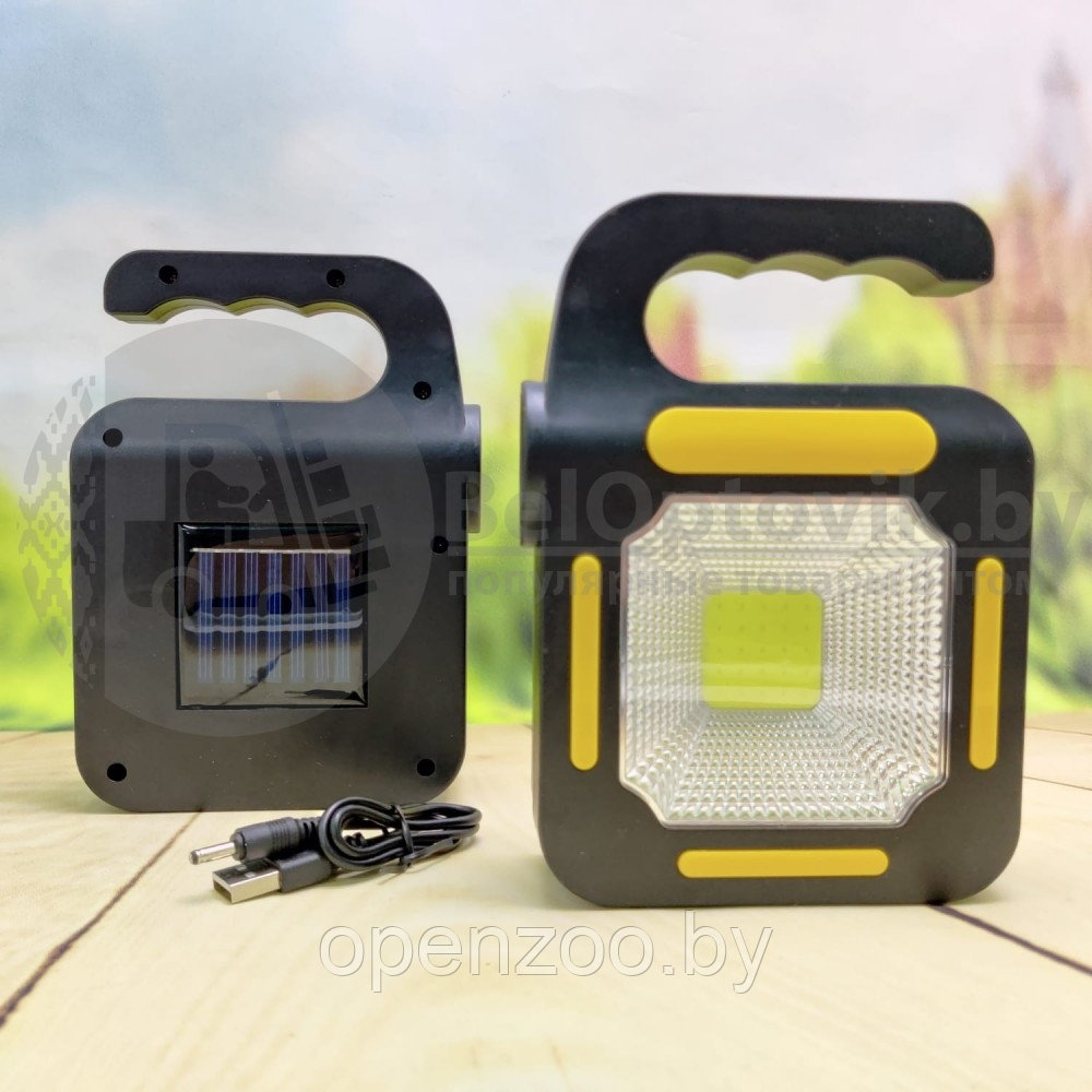 Портативный переносной светодиоидный фонарь-лампа Portable Solar Energy Lamp JY-859 (зарядка от солнечной - фото 3 - id-p138005057