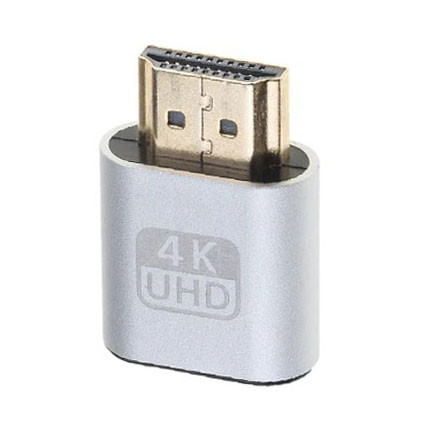 Адаптер - эмулятор монитора HDMI, UltraHD 4K 555708