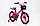 Детский облегченный велосипед Delta Prestige L 18'' + шлем (розовый), фото 2