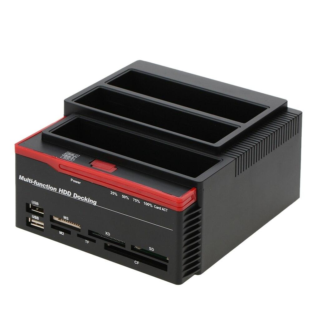 Док-станция - адаптер для жестких дисков USB3.0 - IDE/2xSATA, model 893U3 555315, фото 1