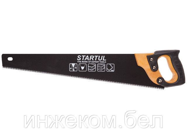 Ножовка по дер. 400мм STARTUL PROFI (ST4027-40) (7 TPI, каленый зуб, 3D заточка) - фото 1 - id-p153262470