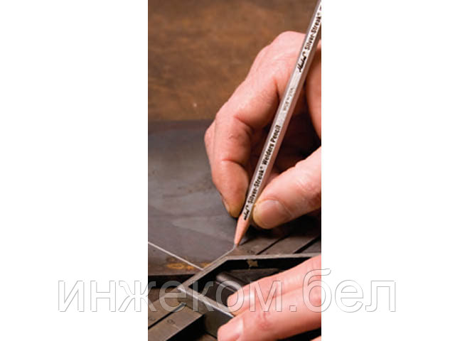 Карандаш разметочный сварщика флуоресцентный серебристый MARKAL (цвет серебристый) - фото 1 - id-p153263750