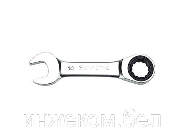 Ключ комбинированный 14мм с трещоткой MINI TOPTUL - фото 1 - id-p153262930