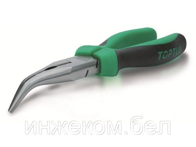 Тонкогубцы изогнутые 150мм TOPTUL - фото 1 - id-p153262048