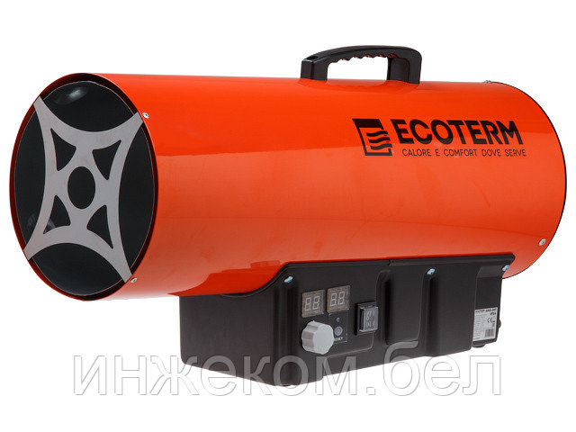 Нагреватель воздуха газ. Ecoterm GHD-50T прям., 50 кВт, термостат, переносной (Мощность 50кВт, - фото 1 - id-p153263136