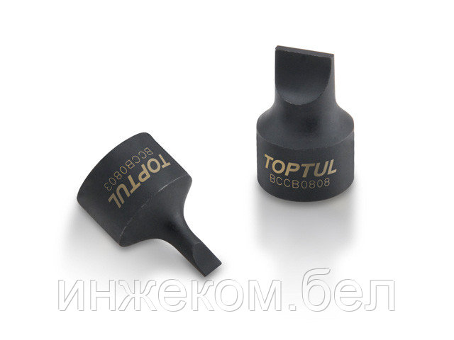 Головка 1/4" с насадкой шлицевой 8мм SNCM+V TOPTUL - фото 1 - id-p153263182