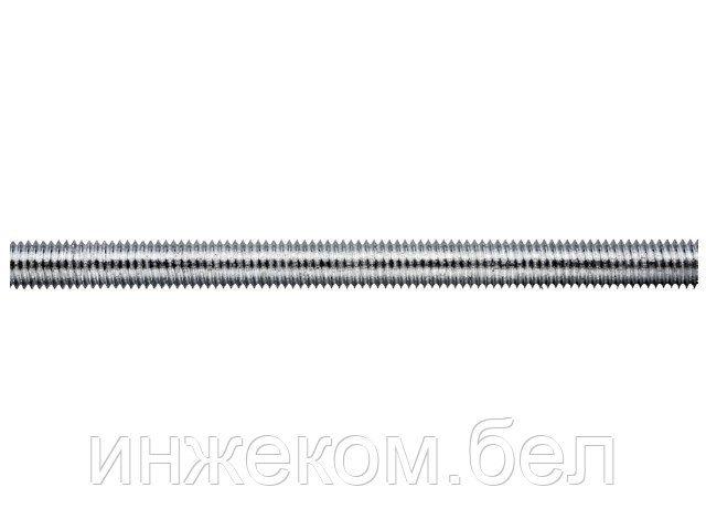 Шпилька резьбовая М27х1000 мм цинк, кл.пр. 4.8, угол резьбы 45°, DIN 975 STARFIX - фото 1 - id-p153264162