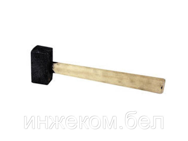 Кувалда 6,0кг кованная, деревянная ручка (Рубин-7)