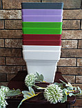 Кашпо пластмассовое садовое с дренажным вкладышем, фото 10