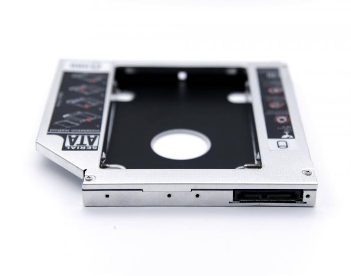 Optibay 12.7mm SATA/mSATA Palmexx PX/OPTIBAY (установка жесткого диска на место оптического привода ноутбука) - фото 2 - id-p153266767