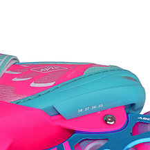Раздвижные роликовые коньки Alpha Caprice Avis pink р-р 27-30, фото 3