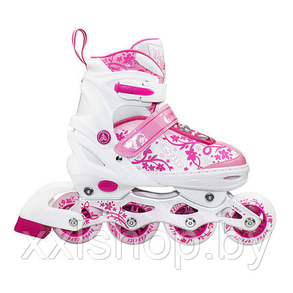 Роликовые коньки для девочек Alpha Caprice Bell pink р-р 35-38, фото 2