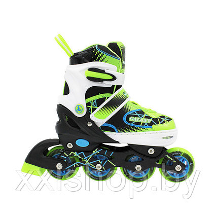 Роликовые коньки Alpha Caprice galaxy green р-р 35-38, фото 2