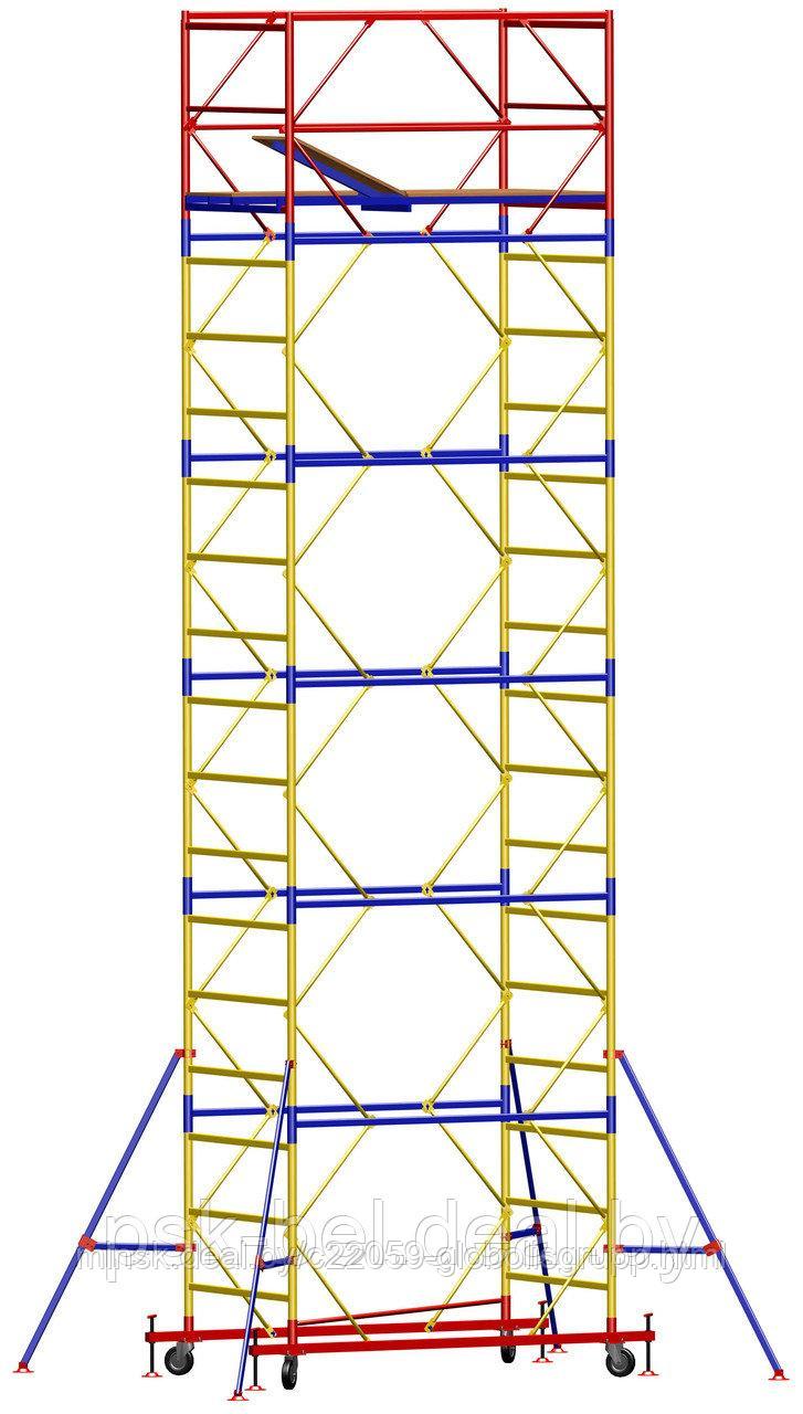 Вышка-тура строительная ВСП 250/0,7  (размер рабочей площадки 0,7-1,6м) 5+1 с компл. стабилизаторов