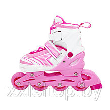 Детские роликовые коньки Alpha Caprice X-Team pink р-р 31-34, фото 3