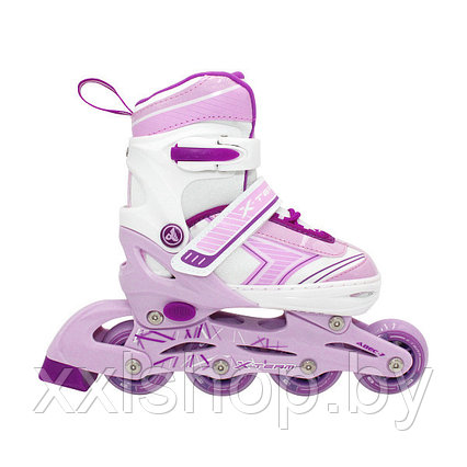 Детские роликовые коньки Alpha Caprice X-Team violet р-р 31-34, фото 2