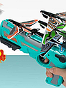 Детский игрушечный пистолет с самолетиками Air Battle катапульта планер арбалет с летающими самолетами, фото 2