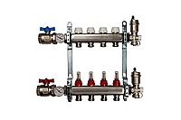Коллектор для тёплого пола на 4 выхода