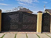 Ворота кованые "арфа"