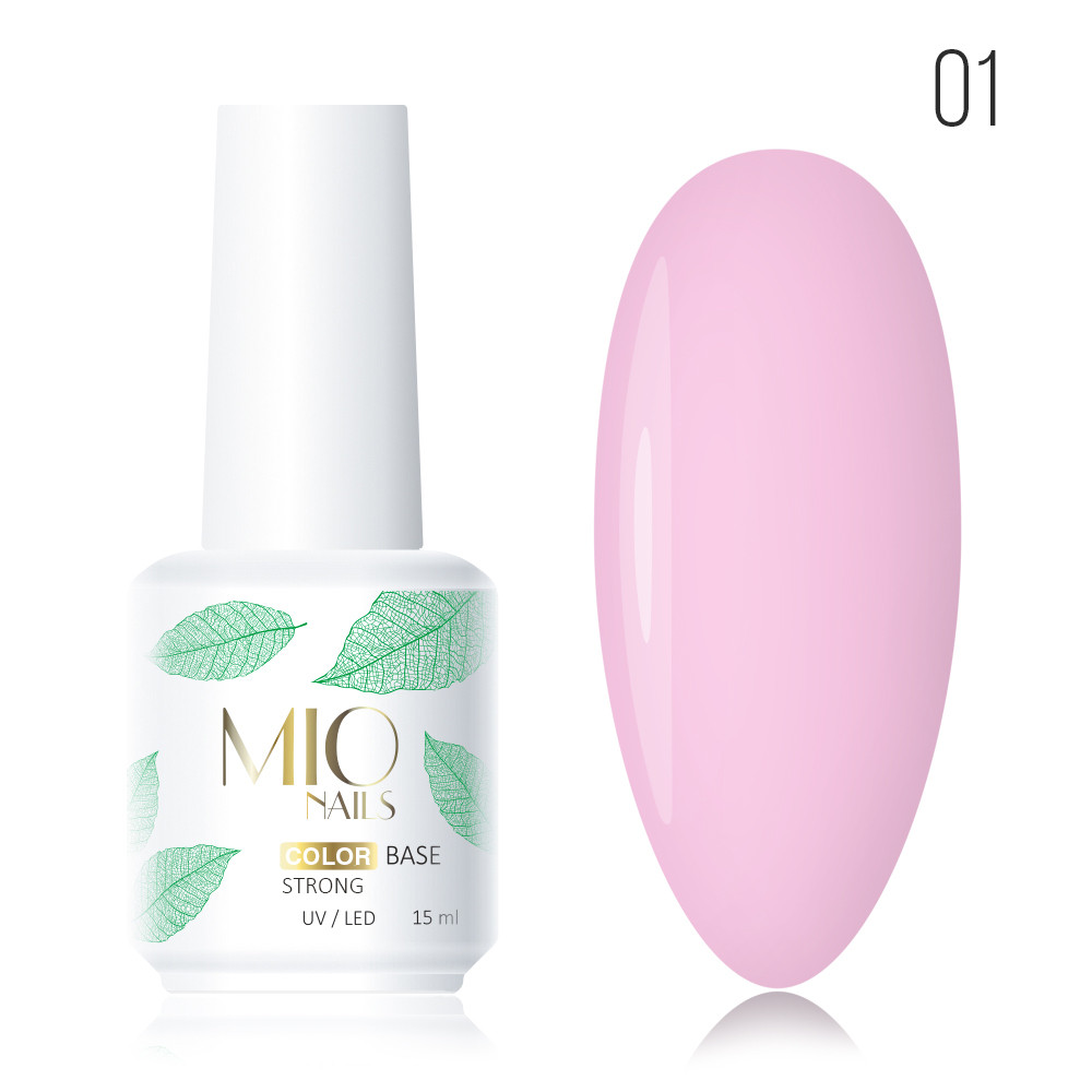 Цветная база Color Base Strong МIO Nails тон 1, 15 мл