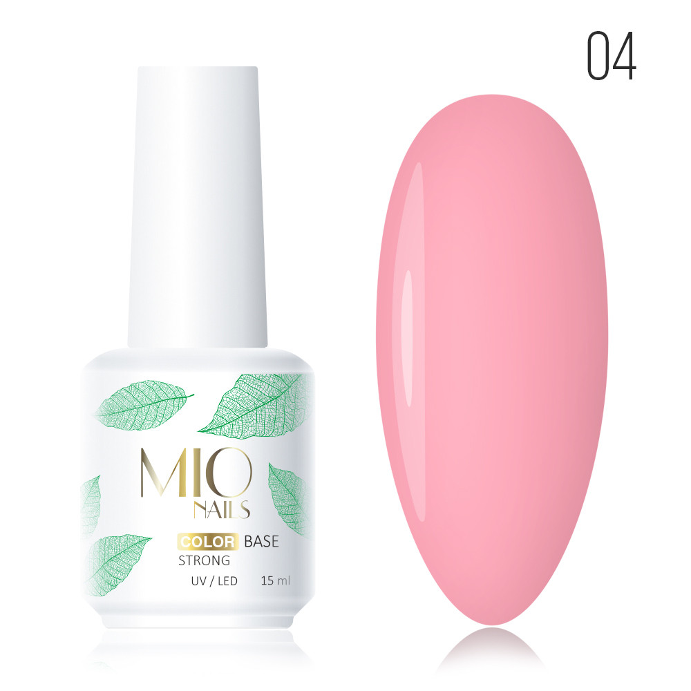 Цветная база Color Base Strong МIO Nails тон 4, 15 мл