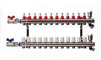 Коллектор для теплого пола на 12 выходов.