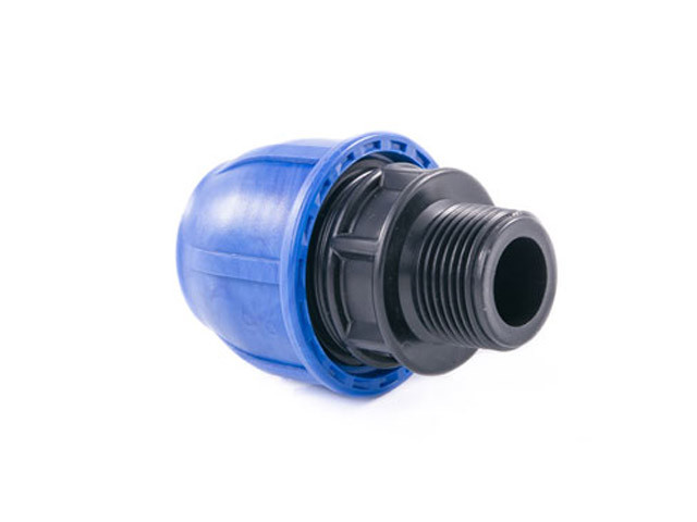 Ниппель ПЭ нар. 32x1-1/4" РТП (Муфта с НР для ПЭ (полиэтиленовых) труб) (РосТурПласт)