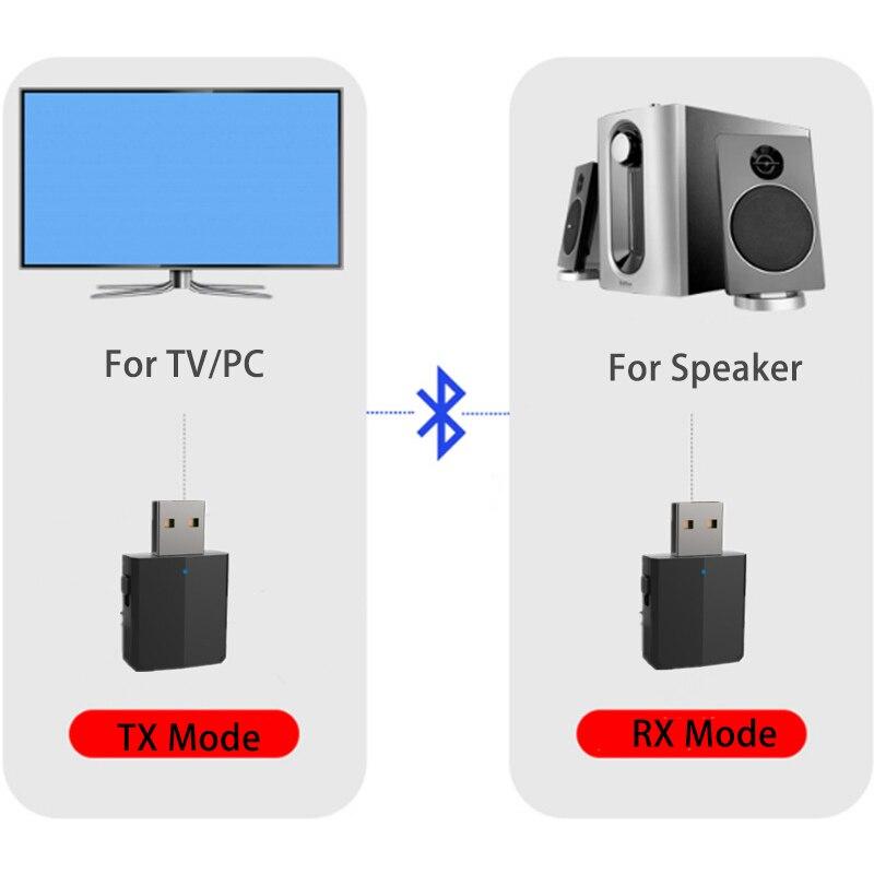 Беспроводной аудио адаптер Bluetooth v5.0 RX/TX, ZF-169 Plus, черный 555328 - фото 4 - id-p138140374
