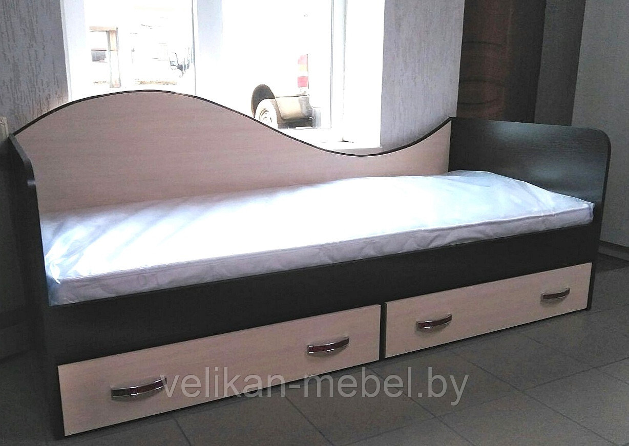 Кровать односпальная с ящиками "  КИТ  "- 90-200 см