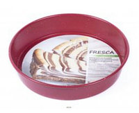 Форма для выпечки цельная неразборная круглая 21,3 на 4,3 см FRESCA с мраморным покрытием арт. SL17S001CJ