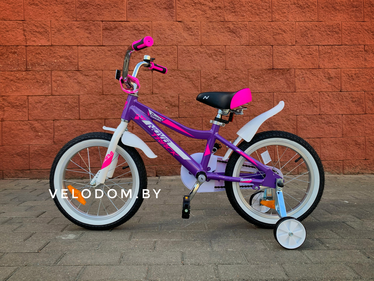 Велосипед детский Novatrack Novara 16" фиолетовый