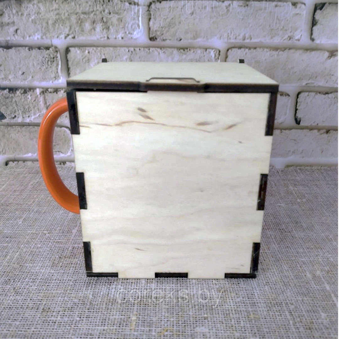 Подарочная деревянная коробка для кружки "Самому любимому защитнику!" №7 - фото 2 - id-p153471869