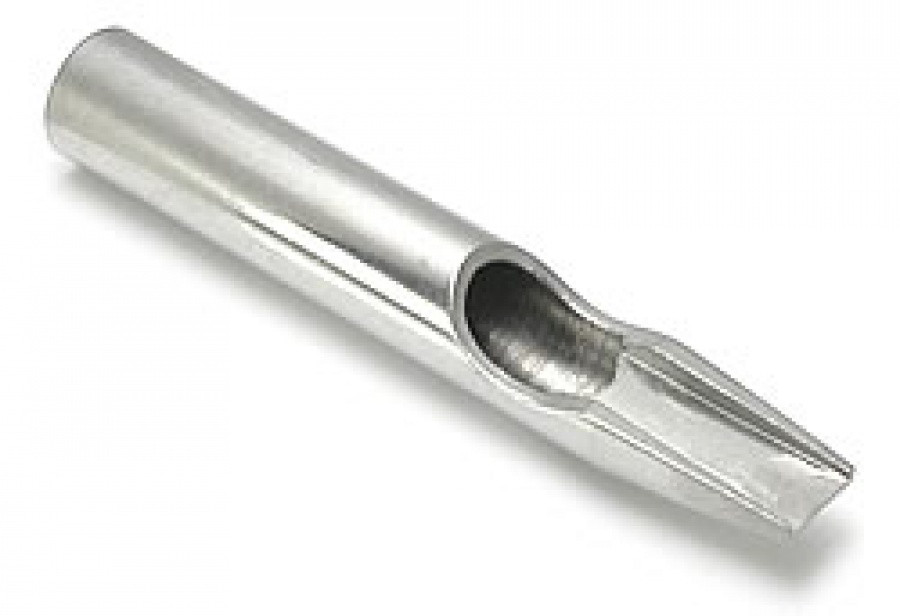 Носики-лейки нержавеющая сталь Precision Tips 11FT Tattoo Flat Tip - Носик 11 флэт