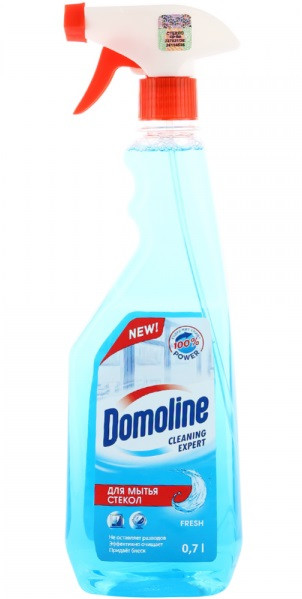 Средство для мытья стекол «Domoline cleaning expert» fresh, 700 мл