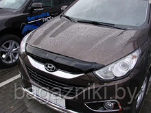 Дефлектор капота SIM Hyundai IX 35 2010-2015 короткий