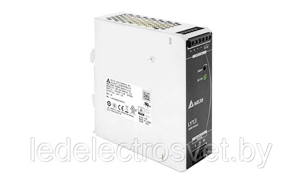 Блок питания импульсный Lyte, 120W, 5А, 85_264VAC (120_375VDC) / 24VDC, DIN35, реле DC OK, винт. клеммы,