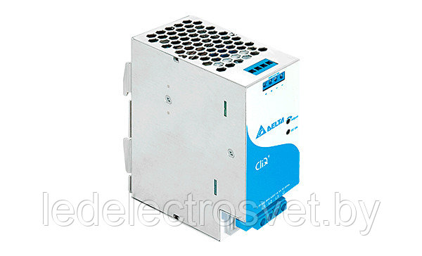 Блок питания импульсный CliQ II, 120W, 5А, 3(2)х320_600VAC (450_800VDC) / 24VDC, DIN35, винт. клеммы, ал. - фото 1 - id-p153476325