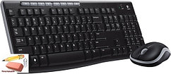 Клавиатура+мышь Logitech Wireless Combo MK270, черный, арт.920-004518
