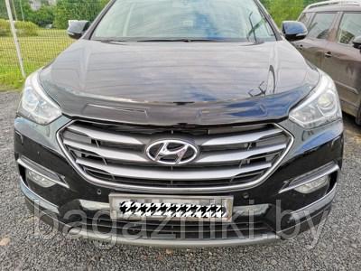 Дефлектор капота SIM Hyundai Santa Fe с 2012