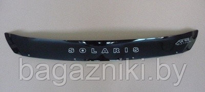 Дефлектор капота Vip tuning Hyundai Solaris 2010-2014 короткий - фото 1 - id-p153479315