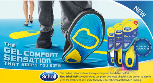 Гелевые стельки для обуви Scholl Gel Active (Шоль Гель Актив) - фото 3 - id-p153479688