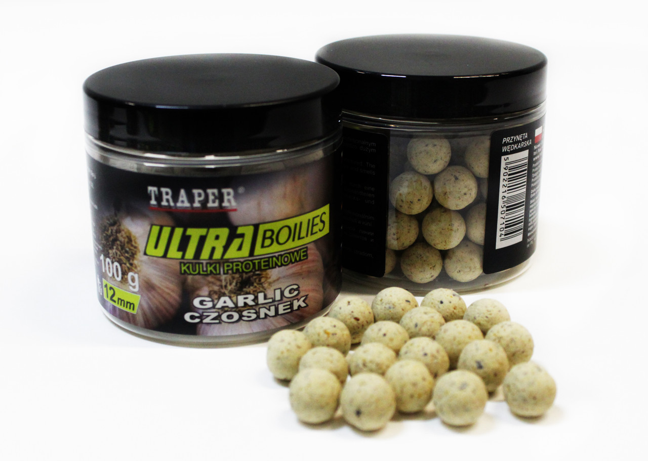 Бойлы "TRAPER" "Ultra Boilies" 12мм, Чеснок