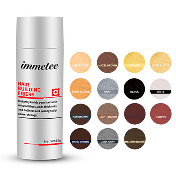 Cредство от облысения -Загуститель для волос IMMETEE Keratin Hair Building Fibers (аналог Fully) 28г Dark Brown - фото 7 - id-p153480948