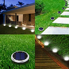 Уличный светильник на солнечной батарее 4 LED 5W Disk Lights (4 шт), фото 5