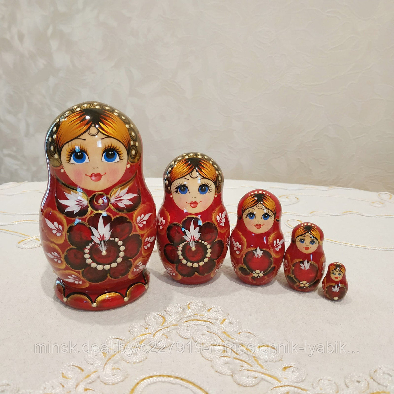 Матрёшка на 5 частей! Ручной работы!