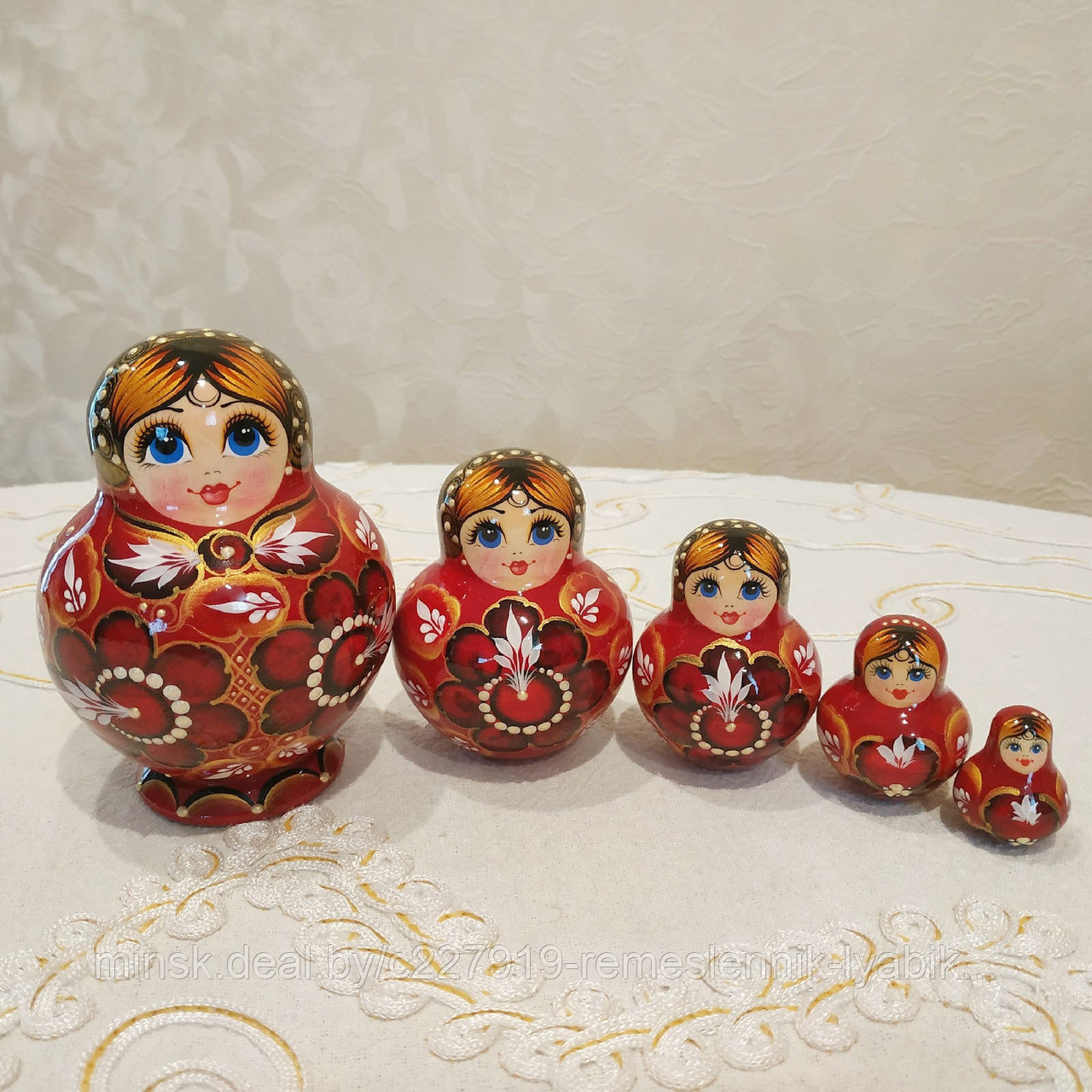 Матрёшка на 5 частей! Ручной работы!