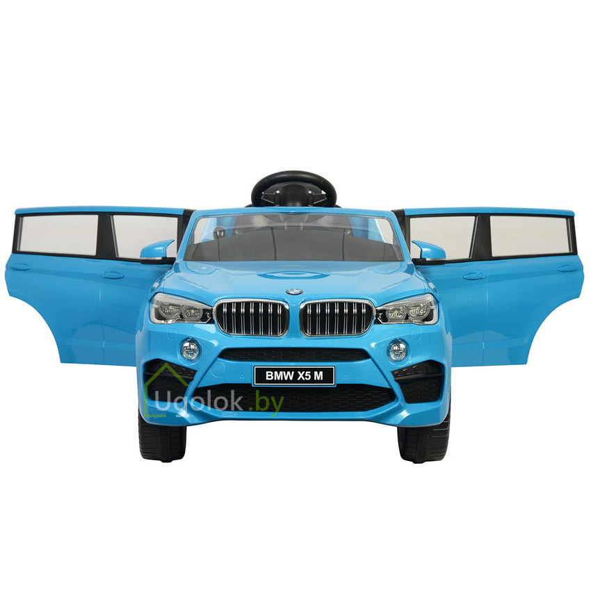 Детский электромобиль BMW X5M E 660R голубой - фото 1 - id-p153507637