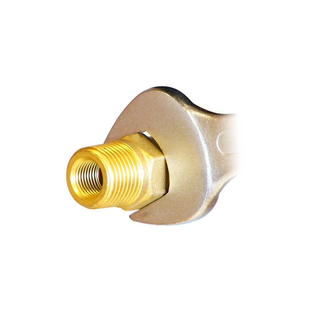 Шаровый кран с сеткой угловой Jorc 1/2"x1/4" для фильтров Omega Air - фото 3 - id-p102642161