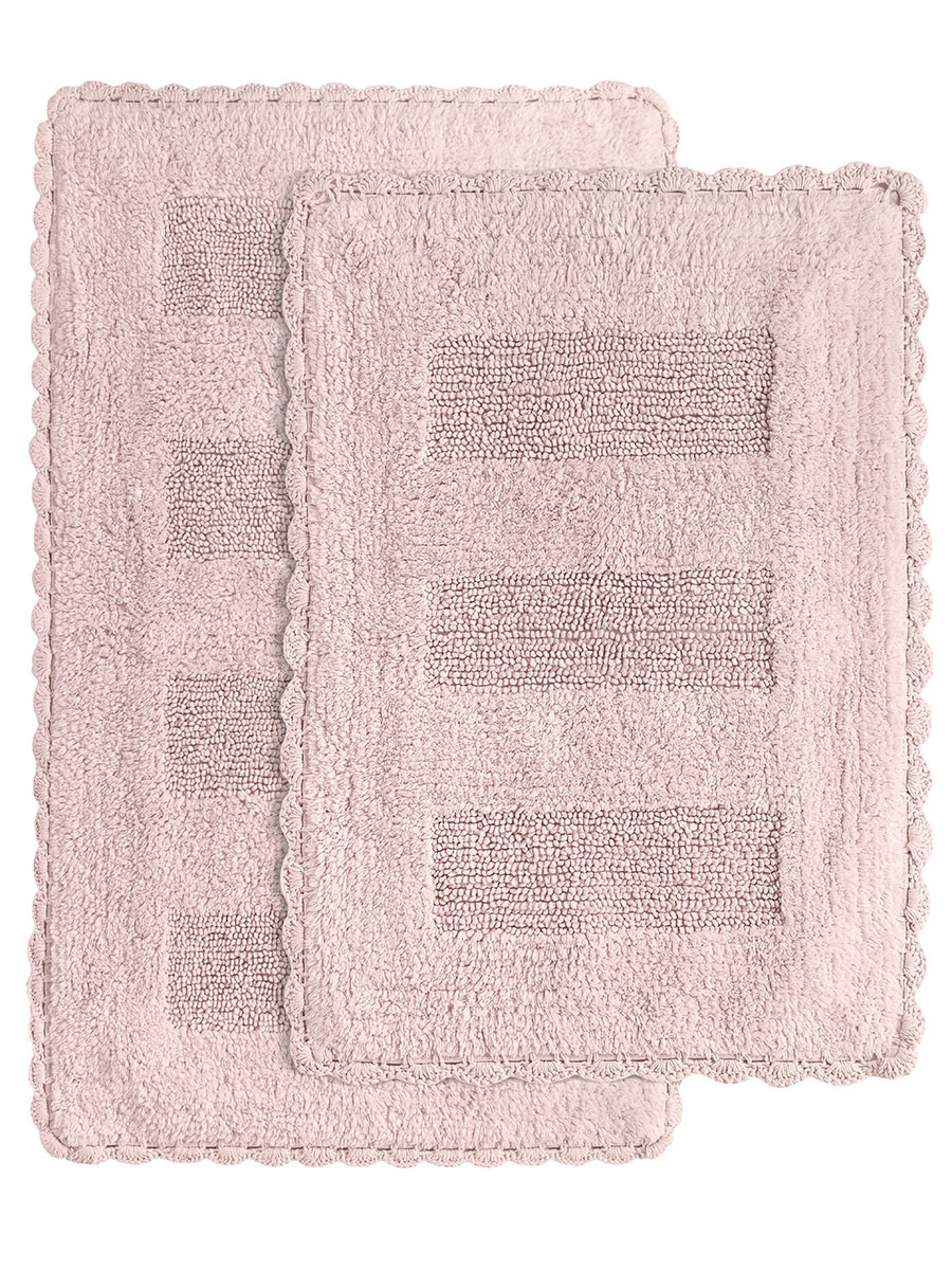 Набор ковриков для ног 2шт. "KARNA" LENA (Розовый) 5138 - фото 2 - id-p153553703