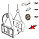 К-001-06 Качели ГНОМ "Симпатия" деревянные, подвесные, мягкое сиденье, качели с крепежом, фото 2